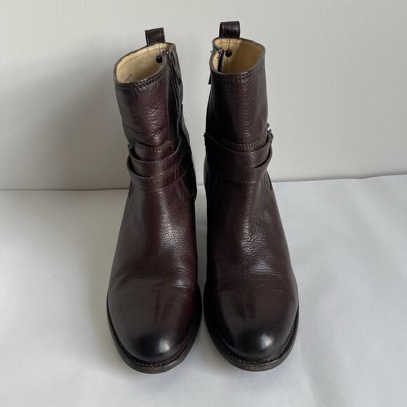 Frye Women's Ankle Boots in Dark Brown - Picture 2 of 12